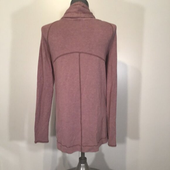 Lululemon Coast Easy Wrap Heathered Misty Merlot Size 4 - Picture 4 of 16